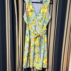 R&K sleeveless floral dress, 18W